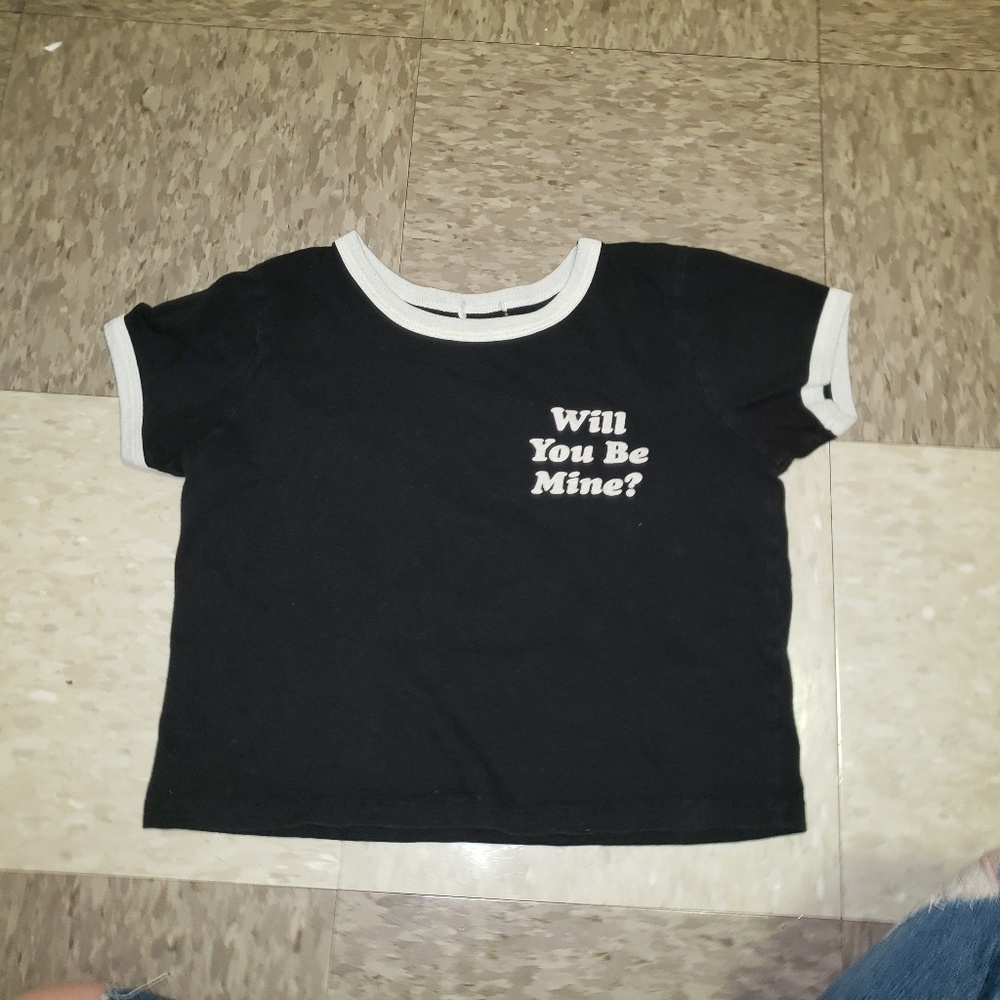 Black XS Crop Top